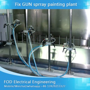 UV spray Automatic painting line for plastic parts