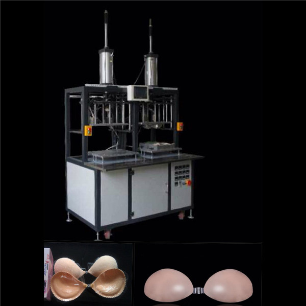 Hot melt glue injection molding machine for nude bra