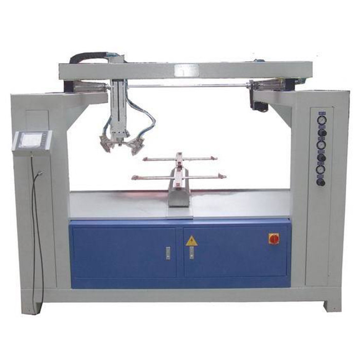 Oversea installation free Automatic painting machine with 2 disc/4 disc